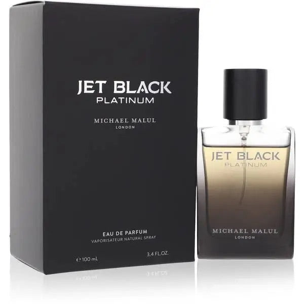 Jet Black Platinum Cologne By Michael Malul for Men