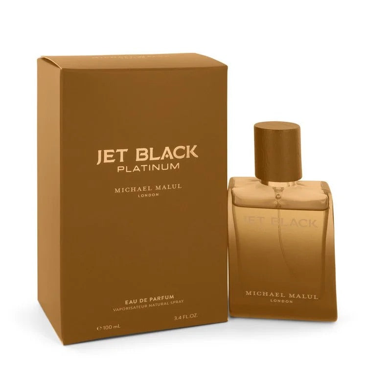 Jet Black Platinum Cologne By Michael Malul for Men